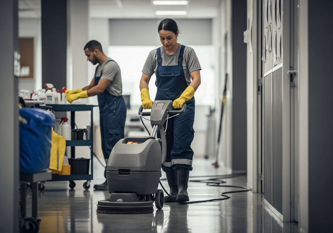 Imagem do artigo: Terceirização de limpeza profissional para empresas: o que avaliar antes de contratar